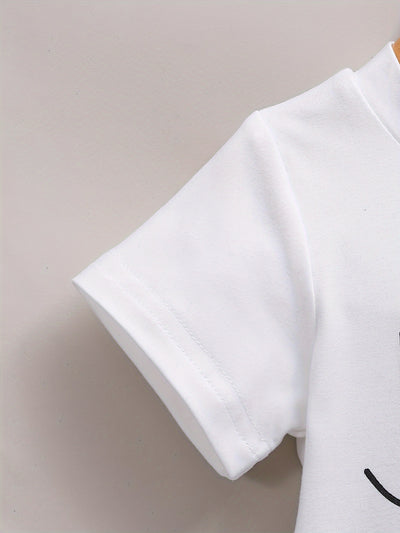 2pcs Baby Girls Boys "MAMA'S Little MAN" Print Summer Outdoor Set, T-shirt & Camo Shorts, Baby Unisex Clothing, As Gift - The world bestselling 