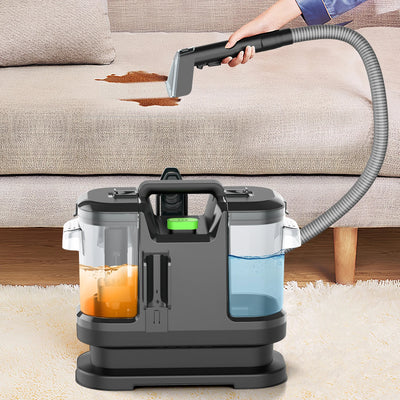 Fabric Cleaner 450W 12Kpa Handheld Carpet Cleaner for Sofa Floor Mats Curtain Spray Suction Integrated Machine Clean Machine