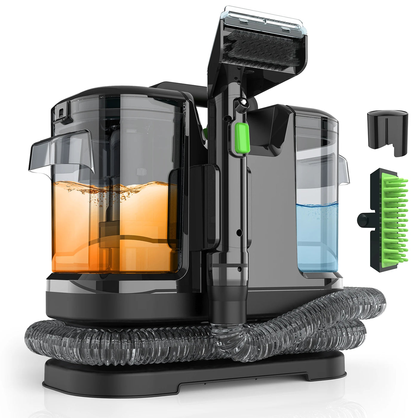 Fabric Cleaner 450W 12Kpa Handheld Carpet Cleaner for Sofa Floor Mats Curtain Spray Suction Integrated Machine Clean Machine