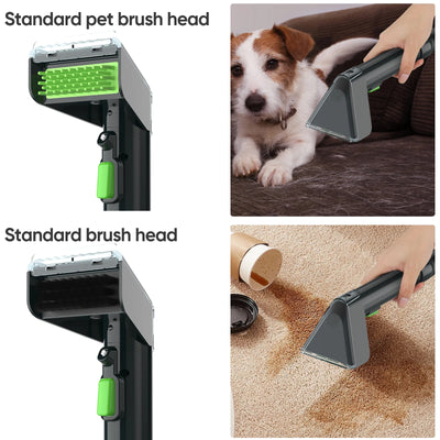 Fabric Cleaner 450W 12Kpa Handheld Carpet Cleaner for Sofa Floor Mats Curtain Spray Suction Integrated Machine Clean Machine