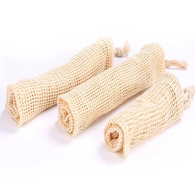 Reusable Cotton Mesh Produce Bags for Vegetable Fruit Food Kitchen Washable Grid Storage Bag Eco String bag Kitchen Organizer