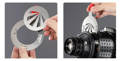 20PCS 86MM 66MM GOBO Bones Bar Heart Moon Skulls Bat Swing Halloween Interior Photo Wedding Portrait Children's Photography SA-P