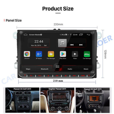 Car Android For VW Volkswagen Golf Polo Tiguan Passat b6 SEAT leon Skoda yeti Octavia Multimedia player 2 Din Car Radio CarPlay