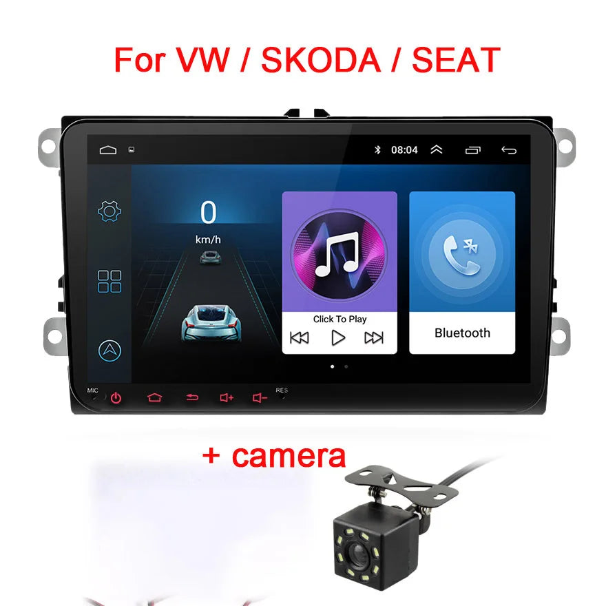 Car Android For VW Volkswagen Golf Polo Tiguan Passat b6 SEAT leon Skoda yeti Octavia Multimedia player 2 Din Car Radio CarPlay