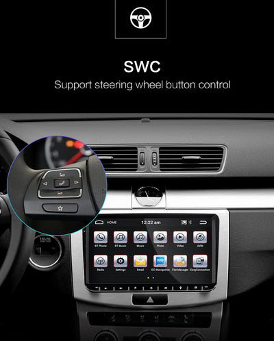 Car Android For VW Volkswagen Golf Polo Tiguan Passat b6 SEAT leon Skoda yeti Octavia Multimedia player 2 Din Car Radio CarPlay