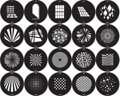 20PCS 86MM 66MM GOBO Bones Bar Heart Moon Skulls Bat Swing Halloween Interior Photo Wedding Portrait Children's Photography SA-P