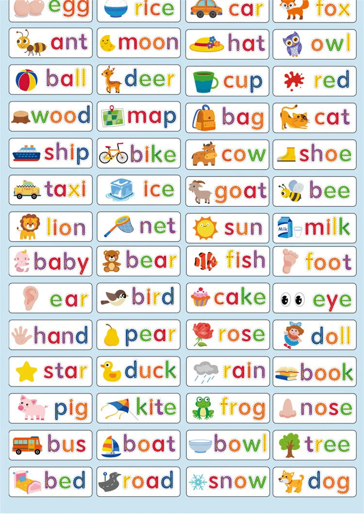 52pcs English Alphabet Spelling Word Wooden Educational Toys for Kids Baby Puzzles Montessori Games with 28pcs Learning Cards