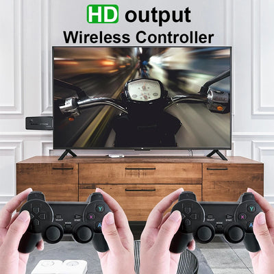 DATA FROG TV Video Game Console Wireless Controller Built in 20000 Games 4K HDMI-Compatible Retro Console Support For PS1/GBA/FC