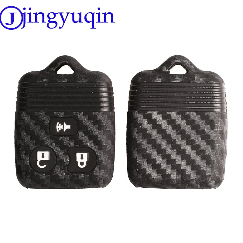 jingyuqin 3/4 B Car Key Case Cover Fibler Silicone For Ford Escape F 150 Explorer 2001 - 2007
