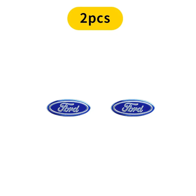 New Car Remote Control Emblem Logo Key Sticker For Ford Raptor Fiesta Focus 2 3 4 Mondeo Ecosport Mustang Fusion Accessories