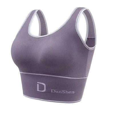Sports Vest Women Gather Without Steel Ring Shockproof Underwear, Tube Top, Outer Wear, All-match U-shaped Beautiful Back, Big - The world bestselling 