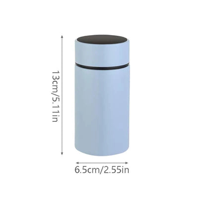 Christmas Thanksgiving Gifts Stainless Steel Bottle Vacuum Cup with Temperature Display Cups 200ml Portable for Coffee Cup