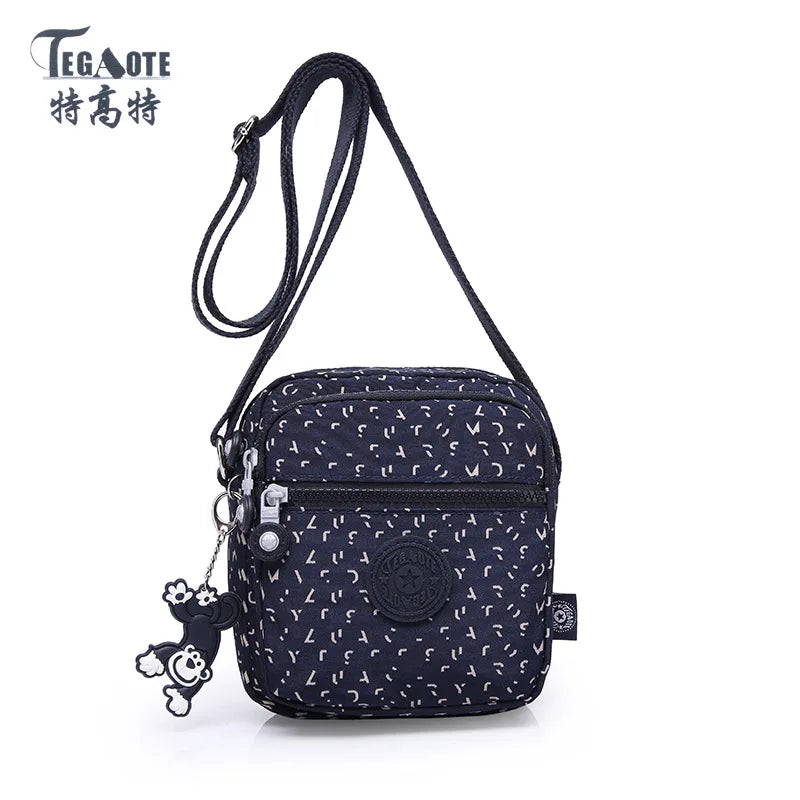 TEGAOTE High Quality Waterproof Men Women Shoulder Messenger Bag Cross Body Phone Purse Lightweight Blue Black Red Purple