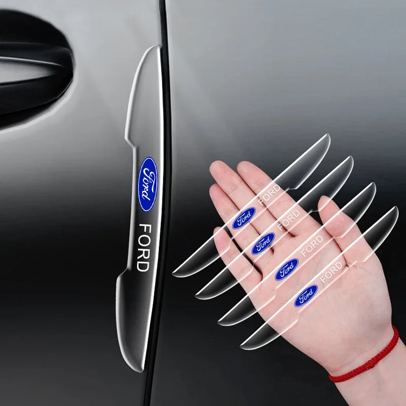 Invisible car Door Handle Shake Scratches Protective For Ford Fiesta Ranger Focus Kuga Mustang S-MAX Transit Mondeo Fusion Esco