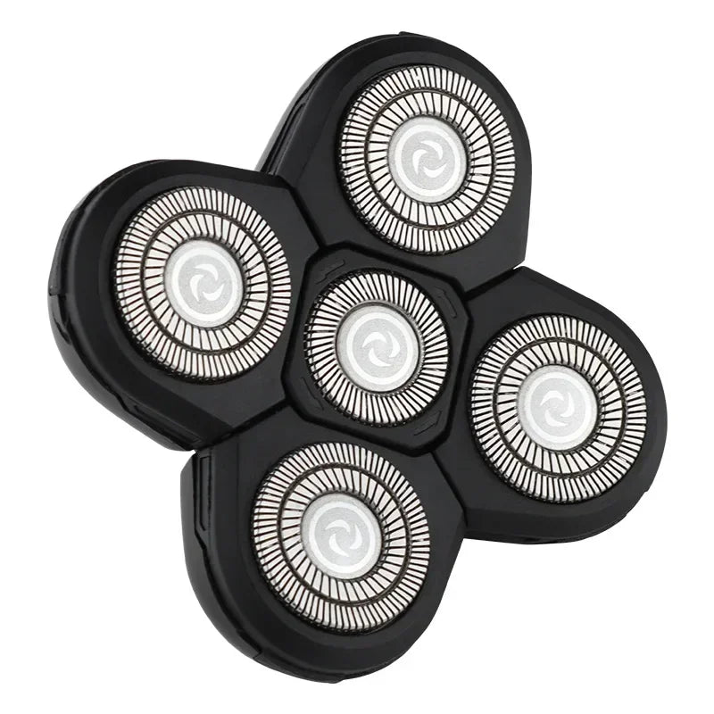 Universa 7 Heads Shaver Replacement Head for Head Shaver, and many Brands 8 & 6 & 5 Blades 9D Replacement Shaver