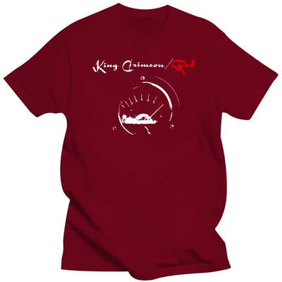 Mens Clothing  King Crimson Men Red Speedometer T Shirt Black - The world bestselling 