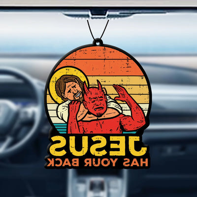 Christian Jiu-Natively Support Your Messy Design Brazilian Car Fragrance Tablets Car Perfume Imported Natural Air Purification Pendants, Car Air Fresheners, Car Rearview Mirror Hanging Aromatherapy Tablets, Car Deodorization,