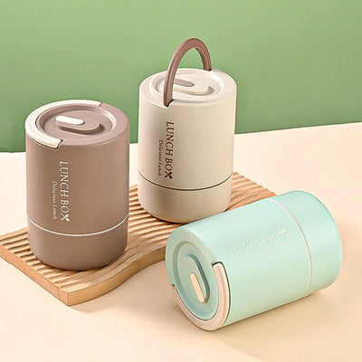 1200ml Stainless Steel 304 Thermal Lunch Box With Bag 3 Layers Large Capacity Bento Box BPA Free School Office Food Container