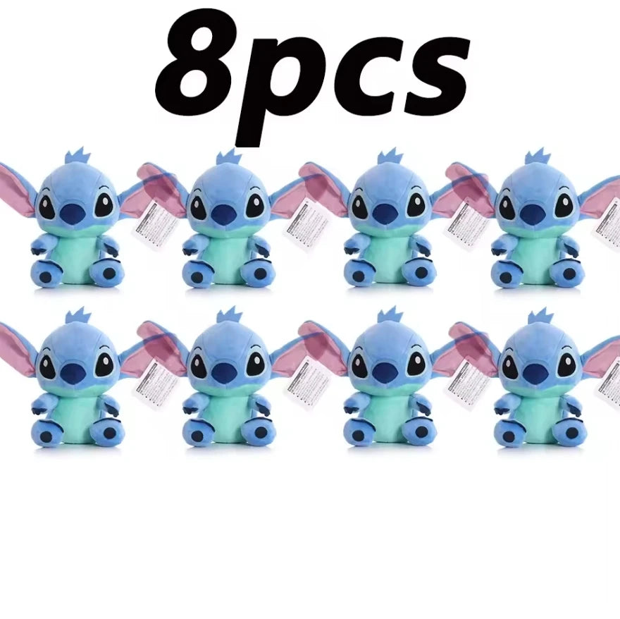 12cm 20cm 25cm Stitch Stuffed Plush Models Cartoon Stuffed Plush Dolls Anime Plush Baby Toys Kawaii Kids Birthday Gift