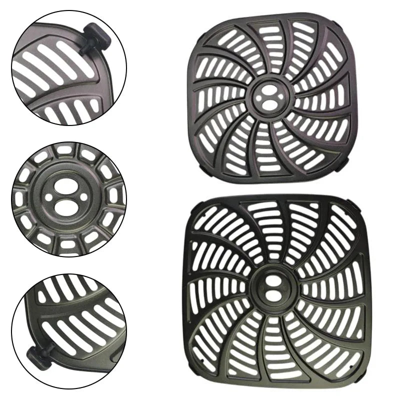 Metal Liners Nonstick Air Fryers Cooking Mats Multifunctional Metal Air Fryers Pad Air Fryers Plate Metal Air Fryers Tray