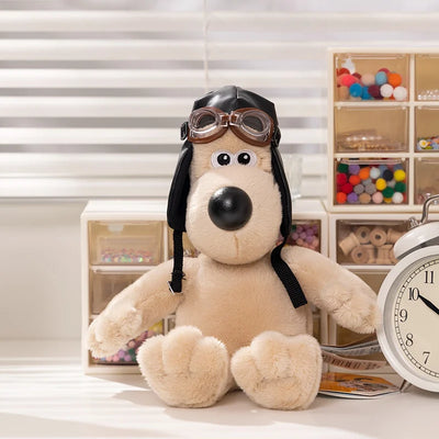 Original Wallace and Gromit Plush Toys Anime Cute Puppy Stuffed Dolls Kawaii Home Decor Birthday Gift Bag Pendant Key Chain