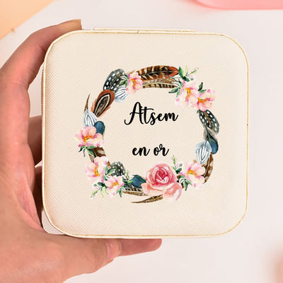 Thank You Mistress for This Great Year Jewelry Organizer Teacher's Day Gift for Her Garland Alphabet Jewelry Box Thanks teacher