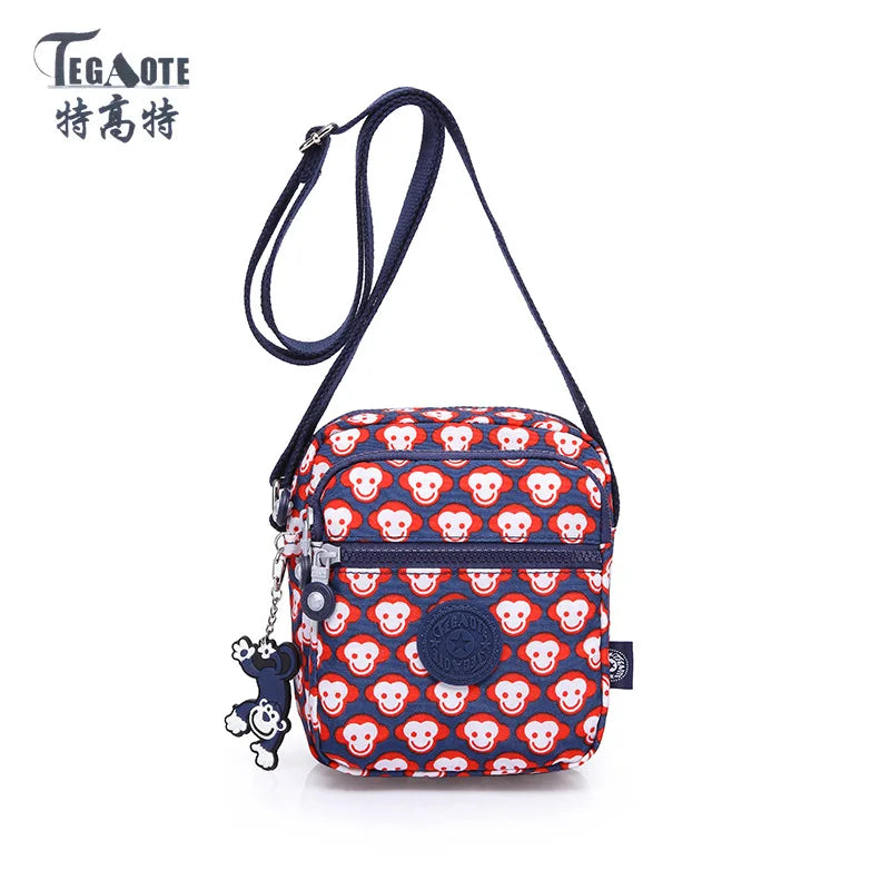 TEGAOTE High Quality Waterproof Men Women Shoulder Messenger Bag Cross Body Phone Purse Lightweight Blue Black Red Purple