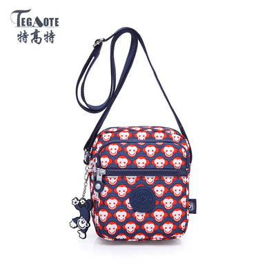 TEGAOTE High Quality Waterproof Men Women Shoulder Messenger Bag Cross Body Phone Purse Lightweight Blue Black Red Purple