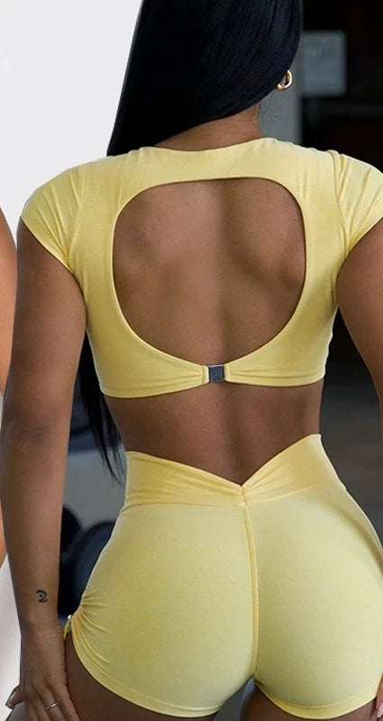 Sport Yoga Clothes Sets Women's Tracksuit Athletic Wear Fitness Suit Gym Workout Push Up Clothes Sports Bra Leggings Suit - The world bestselling 