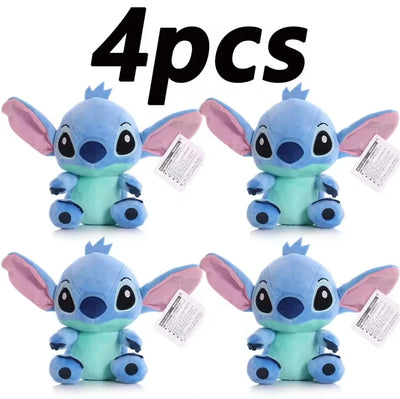 12cm 20cm 25cm Stitch Stuffed Plush Models Cartoon Stuffed Plush Dolls Anime Plush Baby Toys Kawaii Kids Birthday Gift
