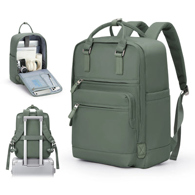 Girl's School Bag Laptop Backpacks Women's Commuter Nylon Informal Backpack, Casual Youth School Bookbag 2024 College Backpack