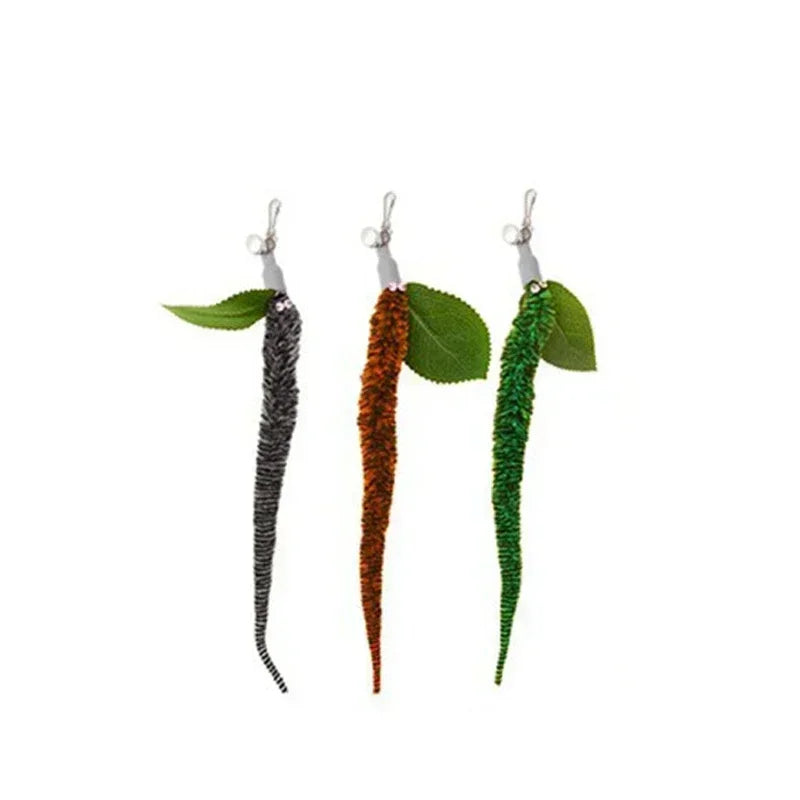 Simulation Bird Cat Toys Funny Interactive Peacock with Bell Cat Stick Toy for Kitten Playing Teaser Wand Toys Pet Cats Supplies