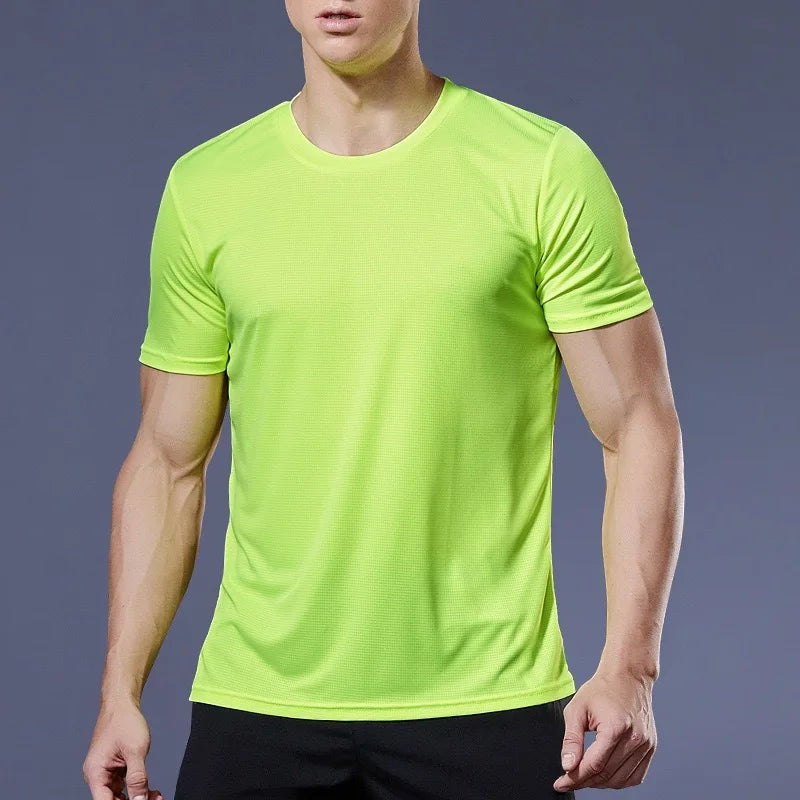 Running Shirts Soccer Shirts Men's Jersey Sportswear Mens Jogging T-Shirts Quick Dry Compression Sport T-Shirt Fitness Gym - The world bestselling 
