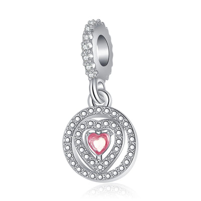 1Pcs/lot High Quality Zinc Alloy Silver Plated Large Hole Bead DIY  Accessories Gift Bead Jewelry Women's Bracelet Silvering