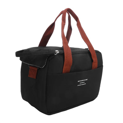 Fashionable New Large Capacity Lunch Bag Hand-held Lunch Box Bag Hand-held Diagonal Cross Insulated Bag Portable Lunch Bag