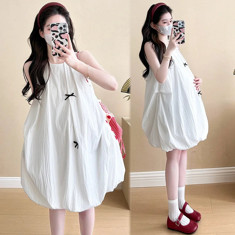 Pregnant Women's Clothing 2025 Summer New Loose and Fashionable Temperament Age Reducing Dress - The world bestselling 