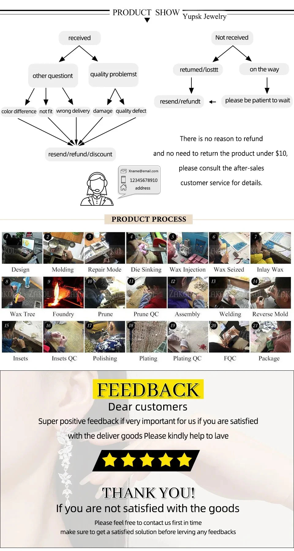 Yupsk Fashion Hollowed-out Four-leaf Flower Zircon Inlaid Stainless Steel Bracelet Trendy Party Clover Jewelry Gift for Women