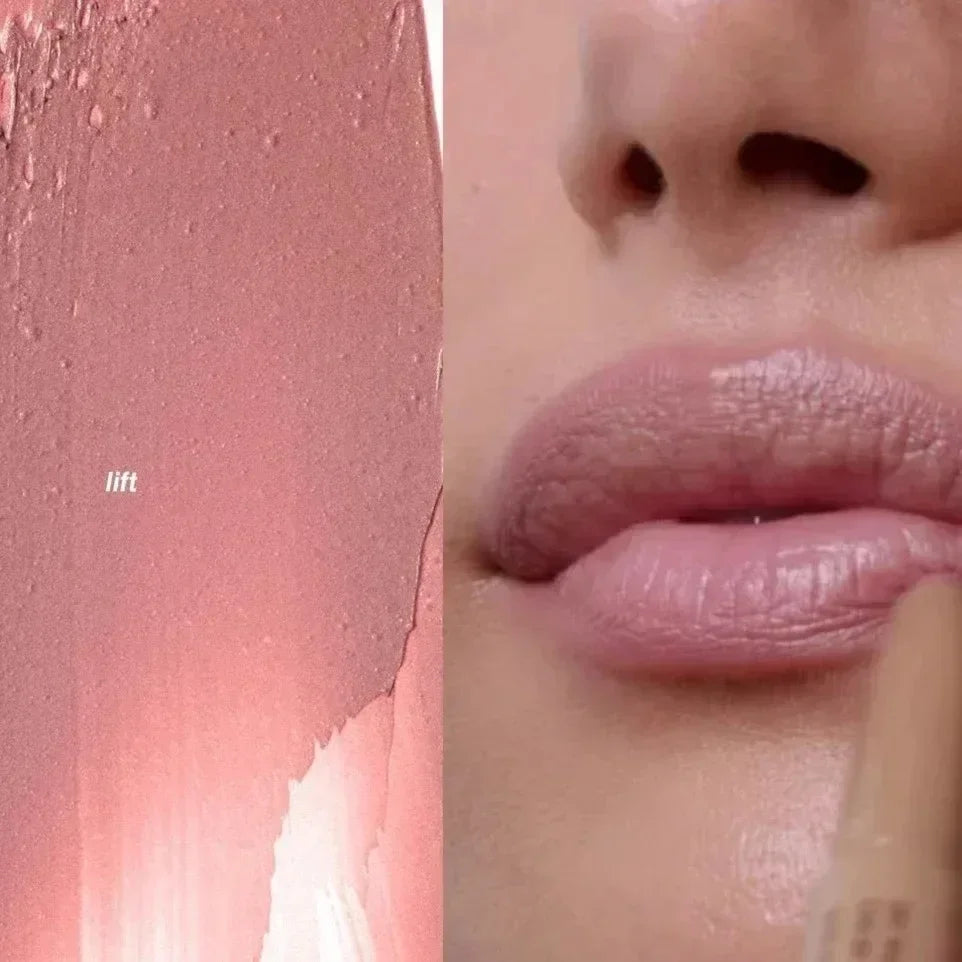 Facial Skincare Glazing Milk Yellow Storage Bag Lemontini Lip Gloss Skin Peptide Lip Shape Pen Lasting Lipstick Make Up Mirror