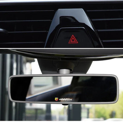 3D Metal Car Interior Dekoration Stickers Badges Auto Styling Decals For Abbas Abarth Punto 124/125/500 Stilo Ducato Car