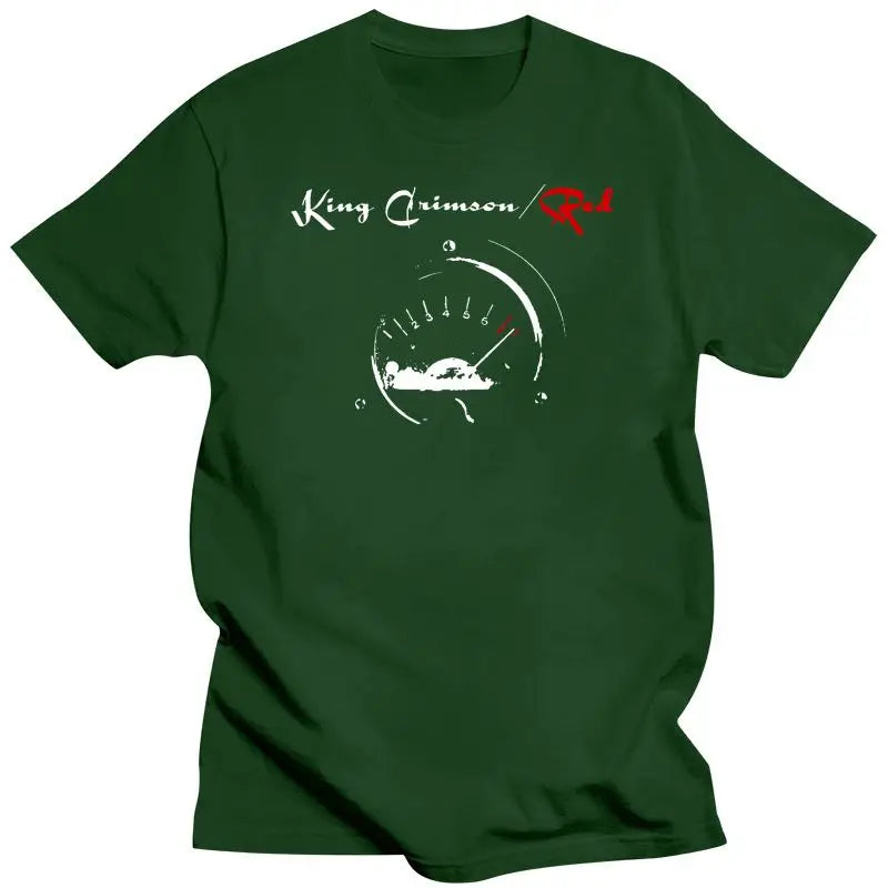 Mens Clothing  King Crimson Men Red Speedometer T Shirt Black - The world bestselling 