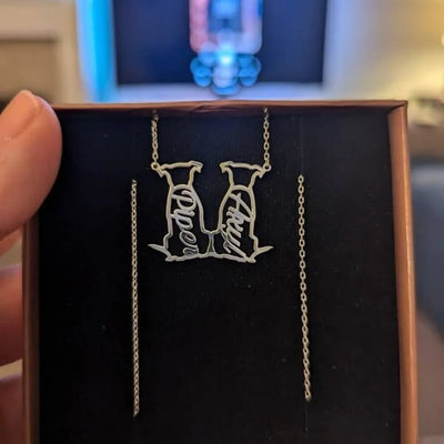 Custom Cute Dog Cat Necklaces Pendant Name Stainless Steel Circle Chain  Personalized Pet Jewelry Customized Necklaces For Mom - The world bestselling 