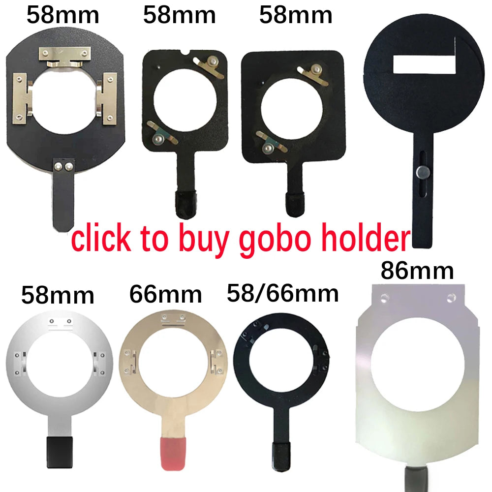 20PCS 86MM 66MM GOBO Bones Bar Heart Moon Skulls Bat Swing Halloween Interior Photo Wedding Portrait Children's Photography SA-P