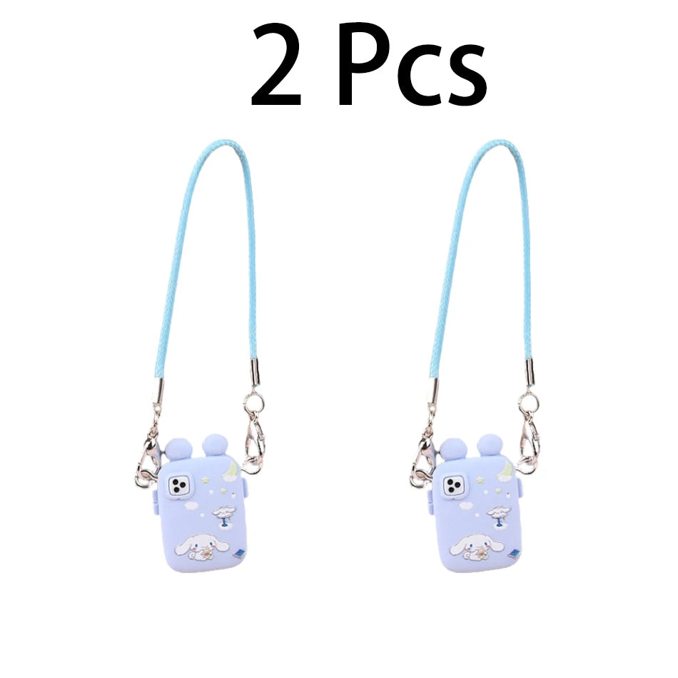 For Labubu Accessories For Crybaby Accessories Cartoon style camera phone Bag Plush Doll Accessories