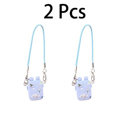 For Labubu Accessories For Crybaby Accessories Cartoon style camera phone Bag Plush Doll Accessories