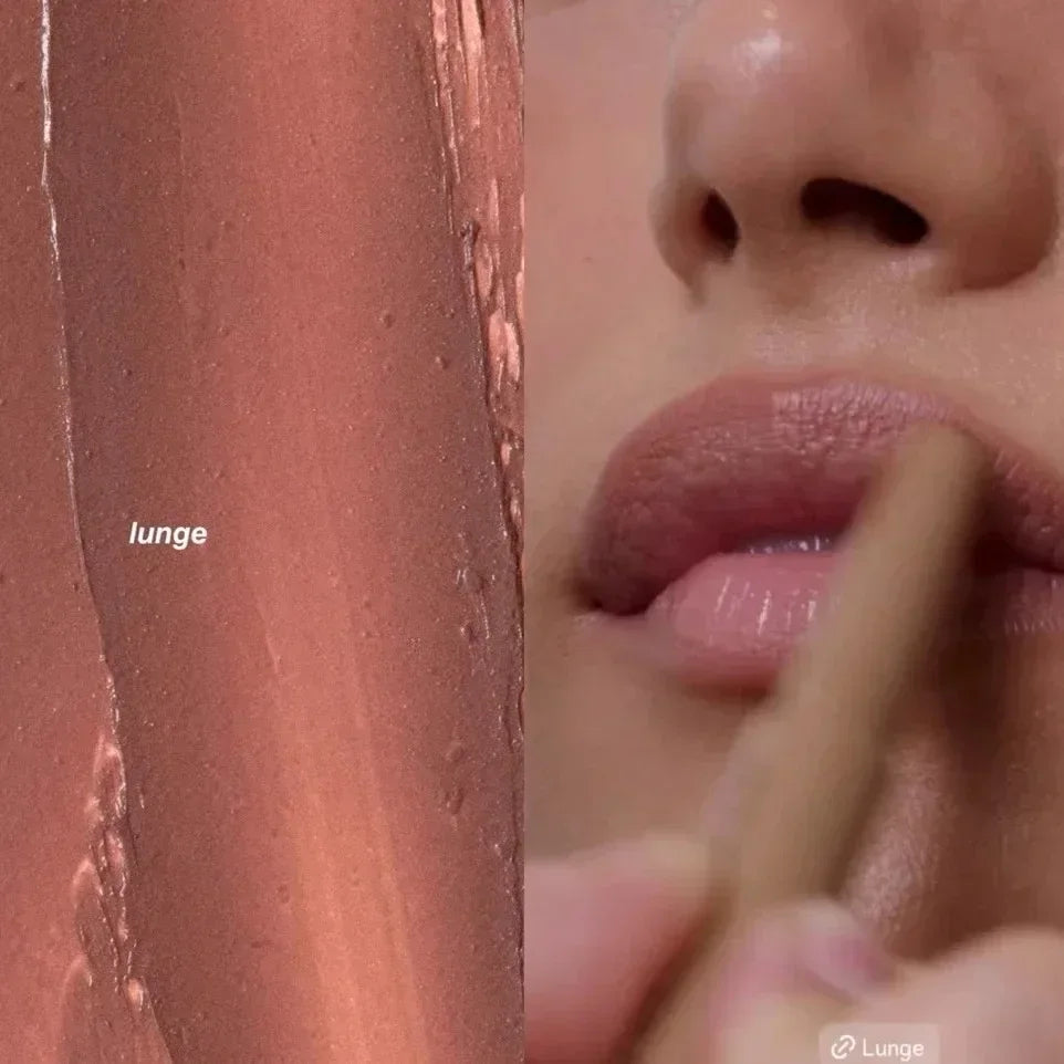 Facial Skincare Glazing Milk Yellow Storage Bag Lemontini Lip Gloss Skin Peptide Lip Shape Pen Lasting Lipstick Make Up Mirror