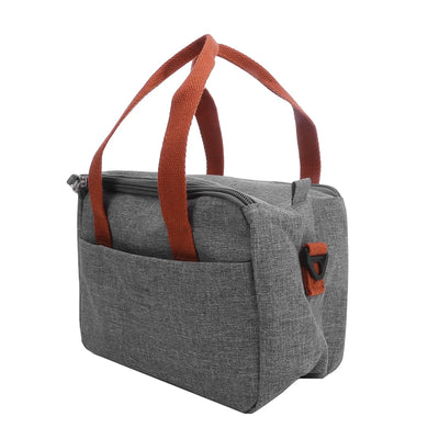 Fashionable New Large Capacity Lunch Bag Hand-held Lunch Box Bag Hand-held Diagonal Cross Insulated Bag Portable Lunch Bag