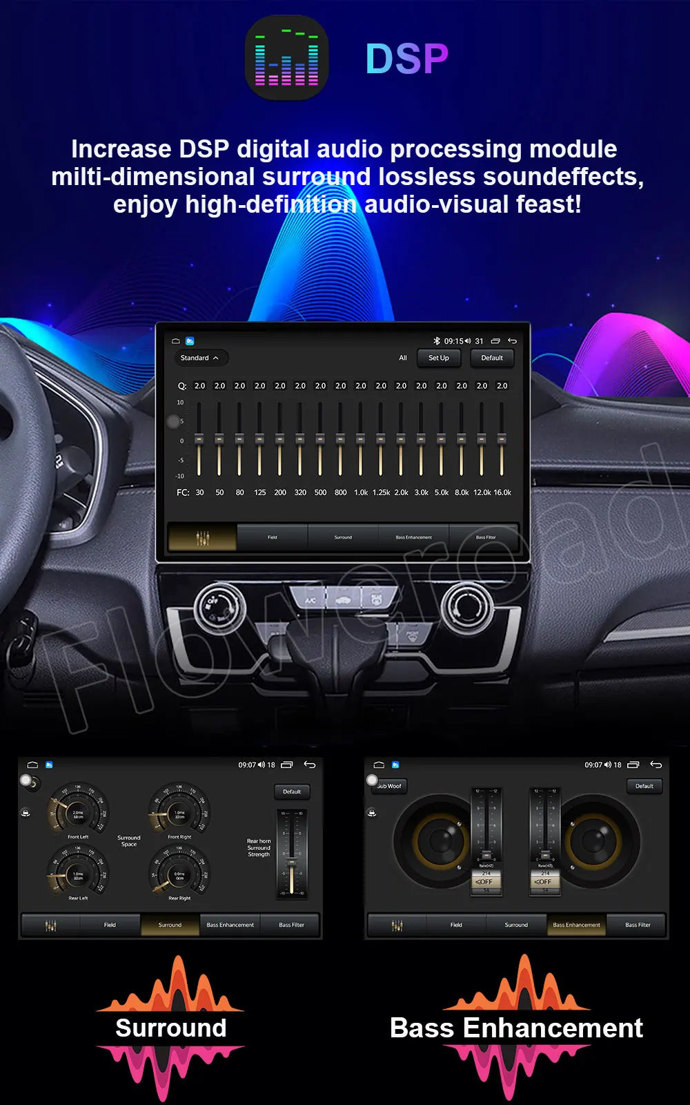 13.3 Inch Android 15 For Seat Leon 3 MK3 2012-2020  Car Radio 5G wifi Stereo Multimedia Player GPS Navigation 1920*1200