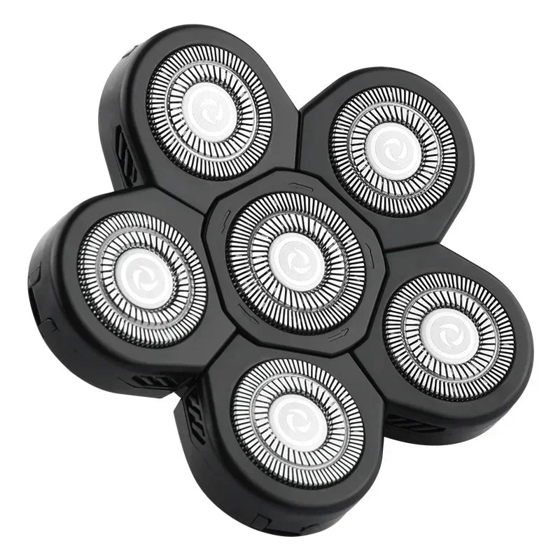 Universa 7 Heads Shaver Replacement Head for Head Shaver, and many Brands 8 & 6 & 5 Blades 9D Replacement Shaver