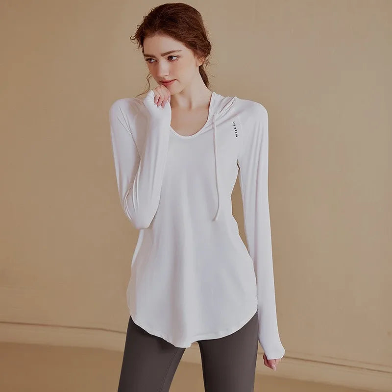 Women's Sports Wear For Fitness Running Jogging Seamless Long Sleeve Gym Woman Sport Shirt Yoga Top Female Workout Tops T-shirt - The world bestselling 