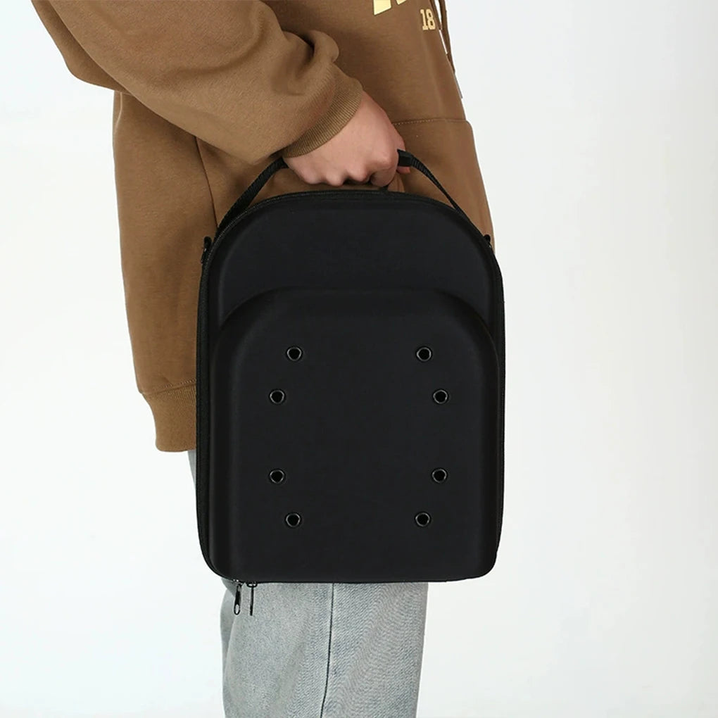 Portable Outdoor Travel Hat Carrier Case Cap Storage Hard Shell Hat Protective Box Hat Travel Case Baseball Cap Carrying Bag EVA